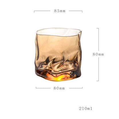 Crystal Shaped Whiskey Glass