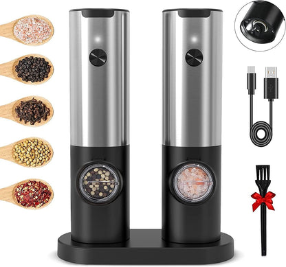 Premium Electric Salt and Pepper Grinder