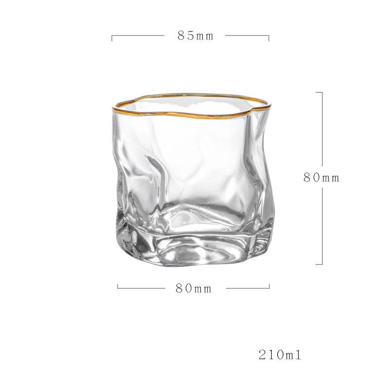 Crystal Shaped Whiskey Glass