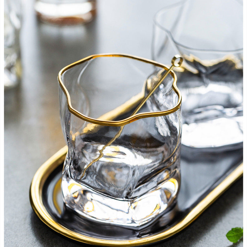 Crystal Shaped Whiskey Glass