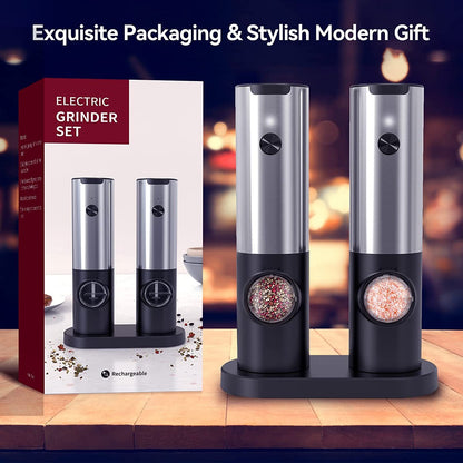 Premium Electric Salt and Pepper Grinder