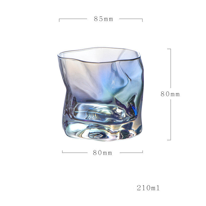 Crystal Shaped Whiskey Glass