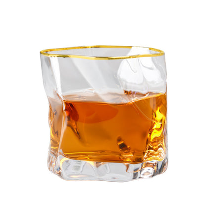 Crystal Shaped Whiskey Glass